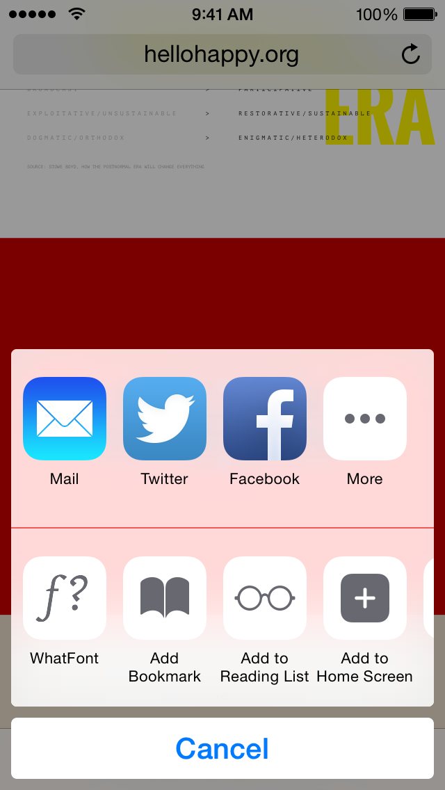 WhatFont iOS 8 Extension Identifies Fonts in Safari - MacStories